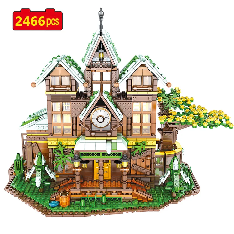 City Creative Street View Series Villa The Time Room MOC Scene accessories Building Blocks Bricks Toys Gifts
City Creative Street View Series Villa The Time Room MOC Scene accessories Building Blocks Bricks Toys Gifts