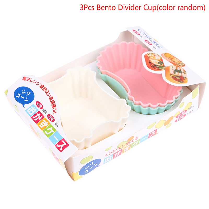 3pcs Bento Divider Cup Liner Lunch Box Soft Food Silicone Easy Clean Onigiri Accessories Reusable Sushi Storage Japanese
3pcs Bento Divider Cup Liner Lunch Box Soft Food Silicone Easy Clean Onigiri Accessories Reusable Sushi Storage Japanese