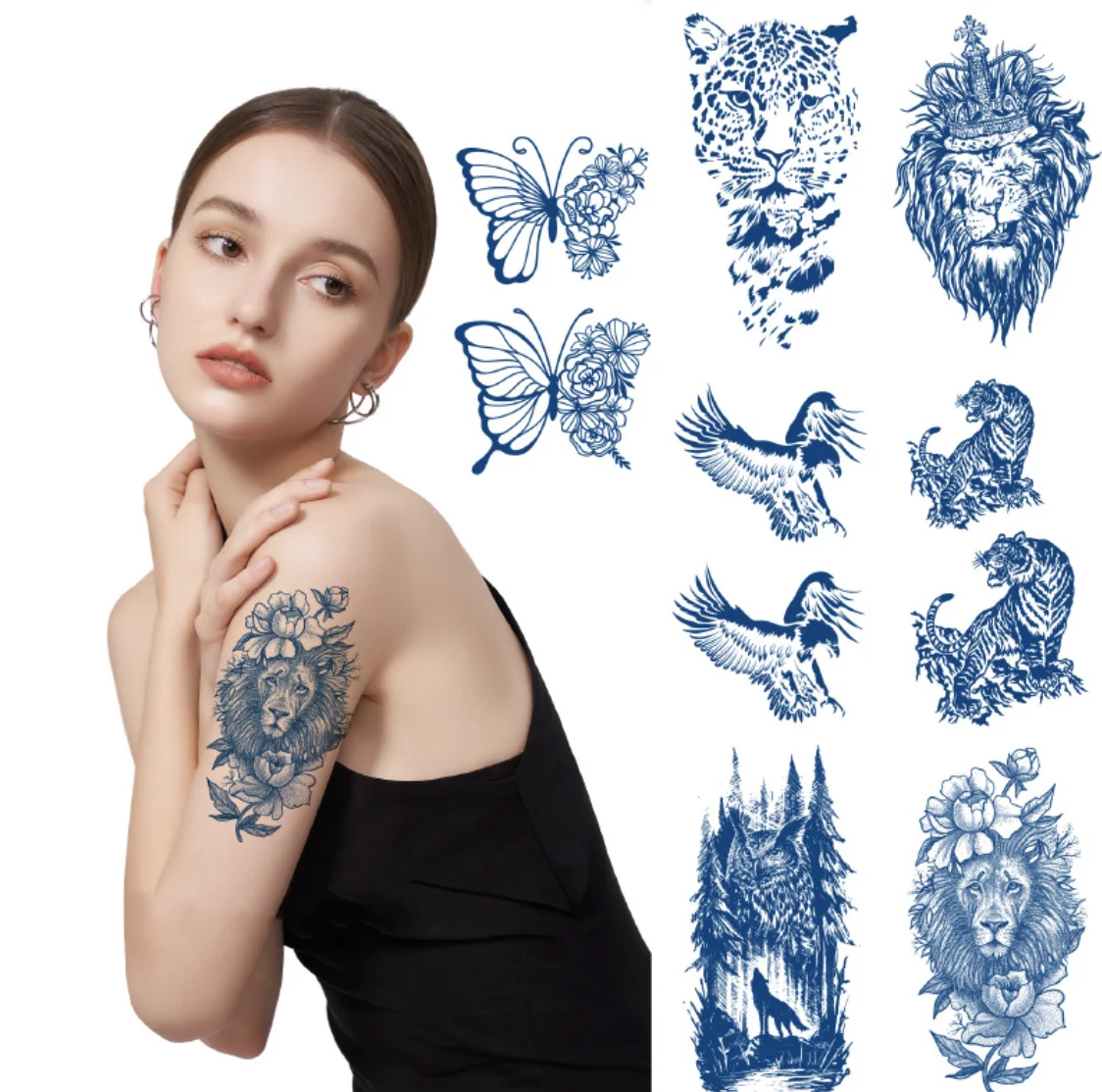 Herbaceous Plant Tattoo Stickers Small Fresh Waterproof Realistic Non-Reflective Tattoo Pattern Tattoo Tattoo Stickers
Herbaceous Plant Tattoo Stickers Small Fresh Waterproof Realistic Non-Reflective Tattoo Pattern Tattoo Tattoo Stickers
