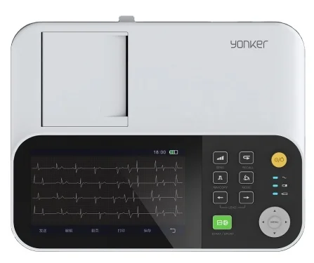 Electrocardiograma ECG 7 inch LCD screen 12 lead electrocardiograph Digital 6 Channel ECG Electrocardiograph Telemedicine ecg
Electrocardiograma ECG 7 inch LCD screen 12 lead electrocardiograph Digital 6 Channel ECG Electrocardiograph Telemedicine ecg
