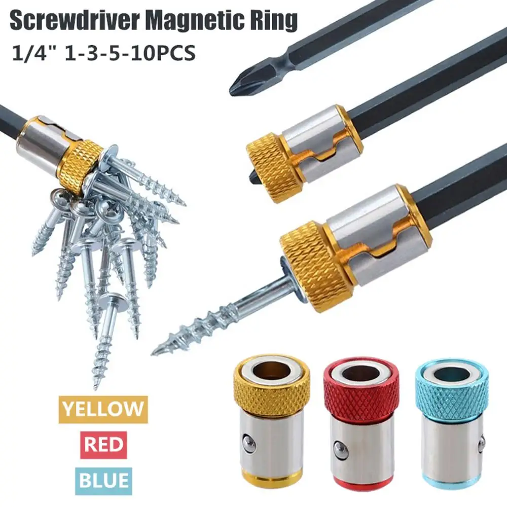 1/4'' 10Pcs Magnetic Screwdriver Bit Universal Screw Driver Head Magnetic Ring Accessories S2 Alloy Steel Removable Screwdriver
1/4'' 10Pcs Magnetic Screwdriver Bit Universal Screw Driver Head Magnetic Ring Accessories S2 Alloy Steel Removable Screwdriver