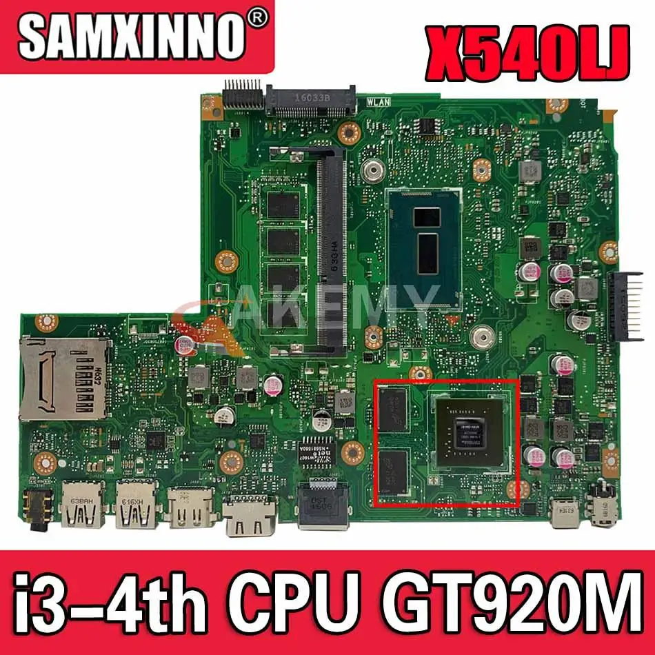 Новинка, материнская плата для ноутбука 90NB0B10-R00020 X540LJ REV2.1 Материнская плата ASUS X540L F540L X540LJ, 4G/i3-4-й процессор GT920M (V2G)
Новинка, материнская плата для ноутбука 90NB0B10-R00020 X540LJ REV2.1 Материнская плата ASUS X540L F540L X540LJ, 4G/i3-4-й процессор GT920M (V2G)