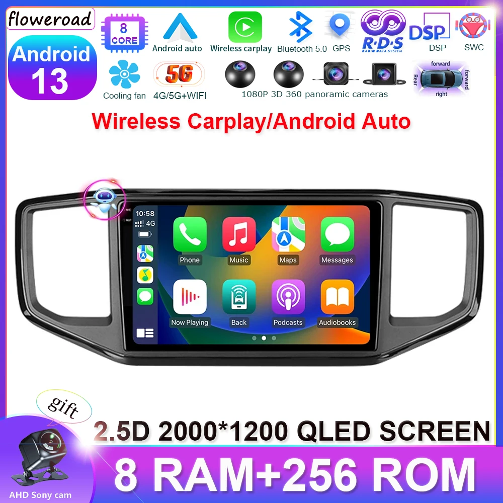 Автомобильная Мультимедийная система FYT7862, 4G/Φ, 8 ядер, 256G, Android 13, для Volkswagen Amarok 1 2016 - 2020
Автомобильная Мультимедийная система FYT7862, 4G/Φ, 8 ядер, 256G, Android 13, для Volkswagen Amarok 1 2016 - 2020