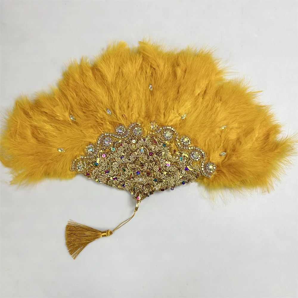 1pcs African Turkey Feather Hand Fan with Stones for Bridal Wedding Handmade Nigerian Handfan Eventaille Mariage Hand Held Fans
1pcs African Turkey Feather Hand Fan with Stones for Bridal Wedding Handmade Nigerian Handfan Eventaille Mariage Hand Held Fans