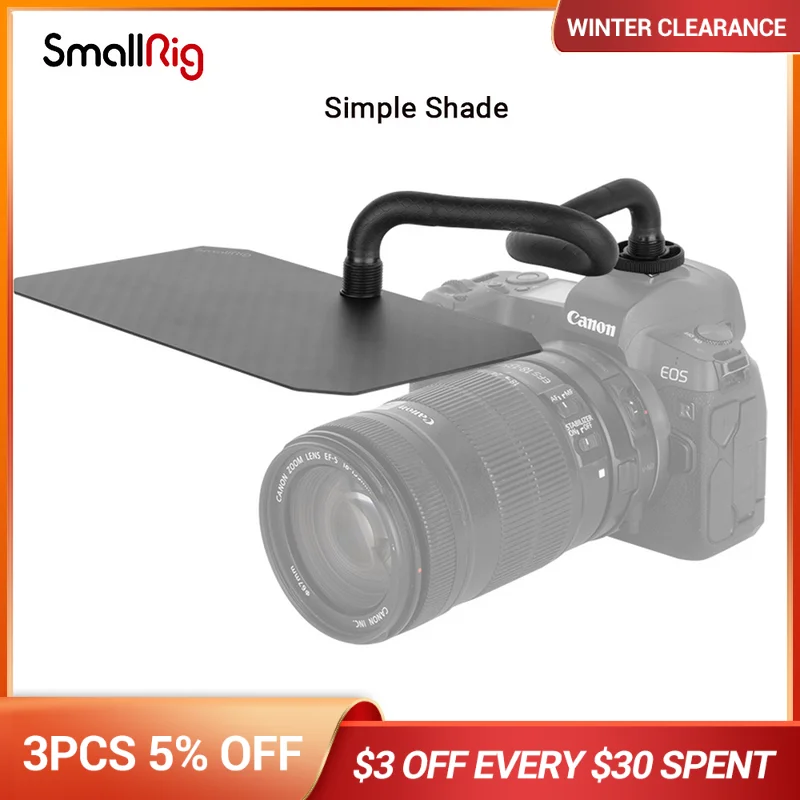SmallRig Simple Shade Matte Box For DSLR Sony Canon With Flexible Rod Supports Multi-Angle Bending Cameras Accessories 3199
SmallRig Simple Shade Matte Box For DSLR Sony Canon With Flexible Rod Supports Multi-Angle Bending Cameras Accessories 3199