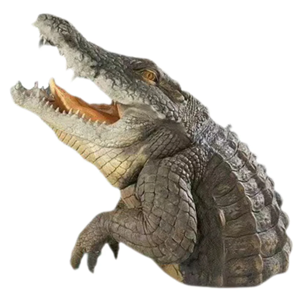 Ocean Decor Garden Pond Crocodile Head Decoration Crafts Animal Model Pool Resin Animals Ornament
Ocean Decor Garden Pond Crocodile Head Decoration Crafts Animal Model Pool Resin Animals Ornament