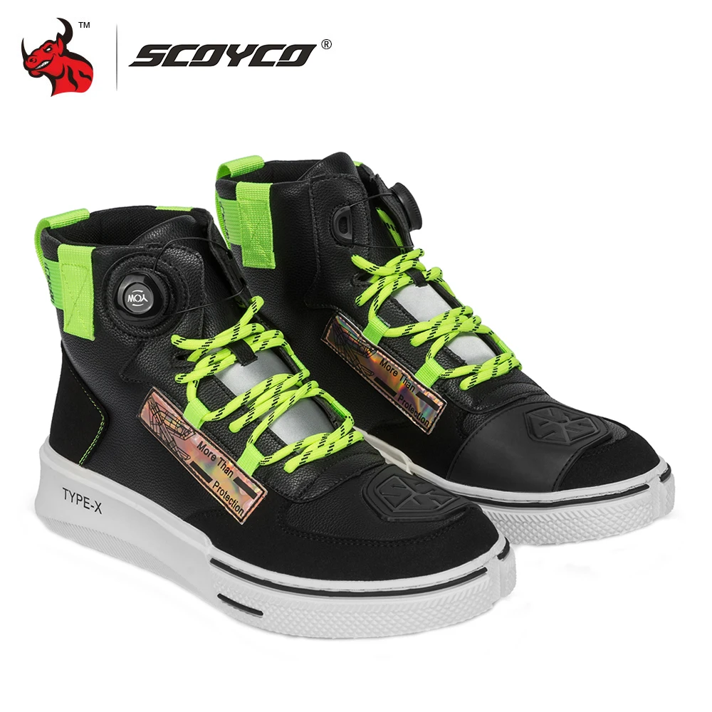 SCOYCO Wear-resistant Motorcycle Boots Breathable Motocross Boots Quick Release Buckle Spring Summer Motorcycle Protective Boots
SCOYCO Wear-resistant Motorcycle Boots Breathable Motocross Boots Quick Release Buckle Spring Summer Motorcycle Protective Boots