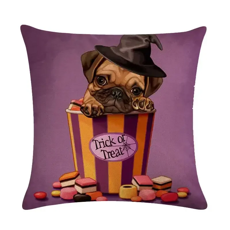 Полиэстеровый чехол для подушки с принтом собачка 45x45 см
Полиэстеровый чехол для подушки с принтом собачка 45x45 см