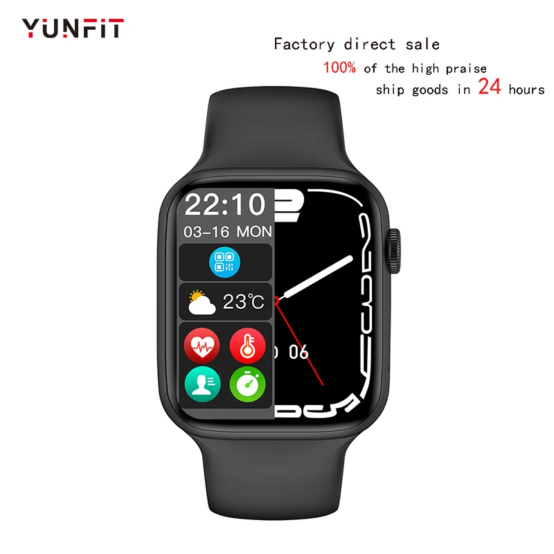 Лидер продаж 2022, Новые смарт-часы YUNFIT серии 7, водонепроницаемые спортивные часы W27Pro с Bluetooth, функцией звонков, ЭКГ, пульсометром для мужчин и ...
Лидер продаж 2022, Новые смарт-часы YUNFIT серии 7, водонепроницаемые спортивные часы W27Pro с Bluetooth, функцией звонков, ЭКГ, пульсометром для мужчин и ...