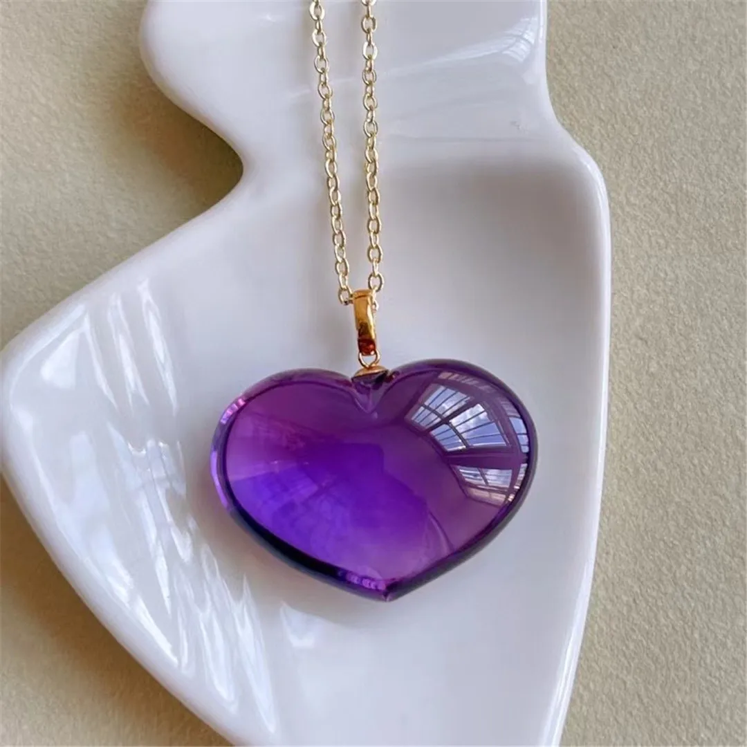 Top Natural Purple Amethyst Crystal Pendant 18K Gold For Women Lady Men Love Gift Healing Stone 20x27x12mm Beads Jewelry AAAAA
Top Natural Purple Amethyst Crystal Pendant 18K Gold For Women Lady Men Love Gift Healing Stone 20x27x12mm Beads Jewelry AAAAA