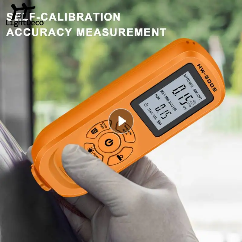 HW-300S Coating Thickness Gauge 0.1micron/0-2000UM Digital Car Paint Film Thickness Tester LCD Backlight Display Manual Tool
HW-300S Coating Thickness Gauge 0.1micron/0-2000UM Digital Car Paint Film Thickness Tester LCD Backlight Display Manual Tool