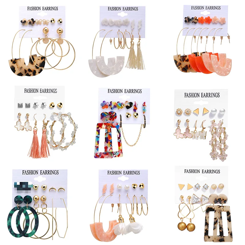 Bohemian Acrylic Hoop Earrings Set for Women Oversize Geometric Crystal Twist Circle Earring Rainbow Color Earrings Jewelry Gift
Bohemian Acrylic Hoop Earrings Set for Women Oversize Geometric Crystal Twist Circle Earring Rainbow Color Earrings Jewelry Gift
