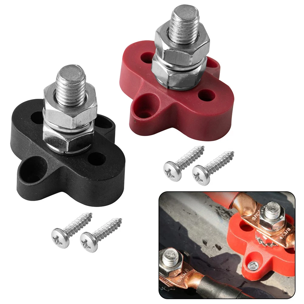 8mm M8 Red Black Junction Block Power Post Insulated Terminal Studs Universal Marine Boat Yachts Car Truck RV Terminal Block
8mm M8 Red Black Junction Block Power Post Insulated Terminal Studs Universal Marine Boat Yachts Car Truck RV Terminal Block