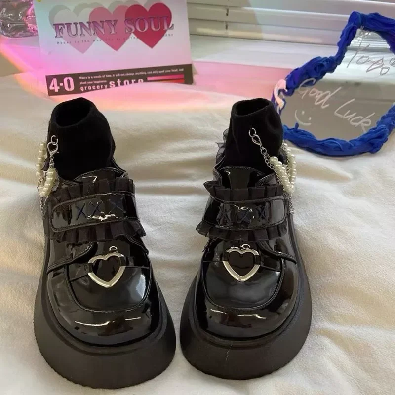 2022New shoes on heels Lolita shoes women Japanese Uniforms Shoes Mary Jane platform Shoes Vintage Girls High Heel College Stude
2022New shoes on heels Lolita shoes women Japanese Uniforms Shoes Mary Jane platform Shoes Vintage Girls High Heel College Stude