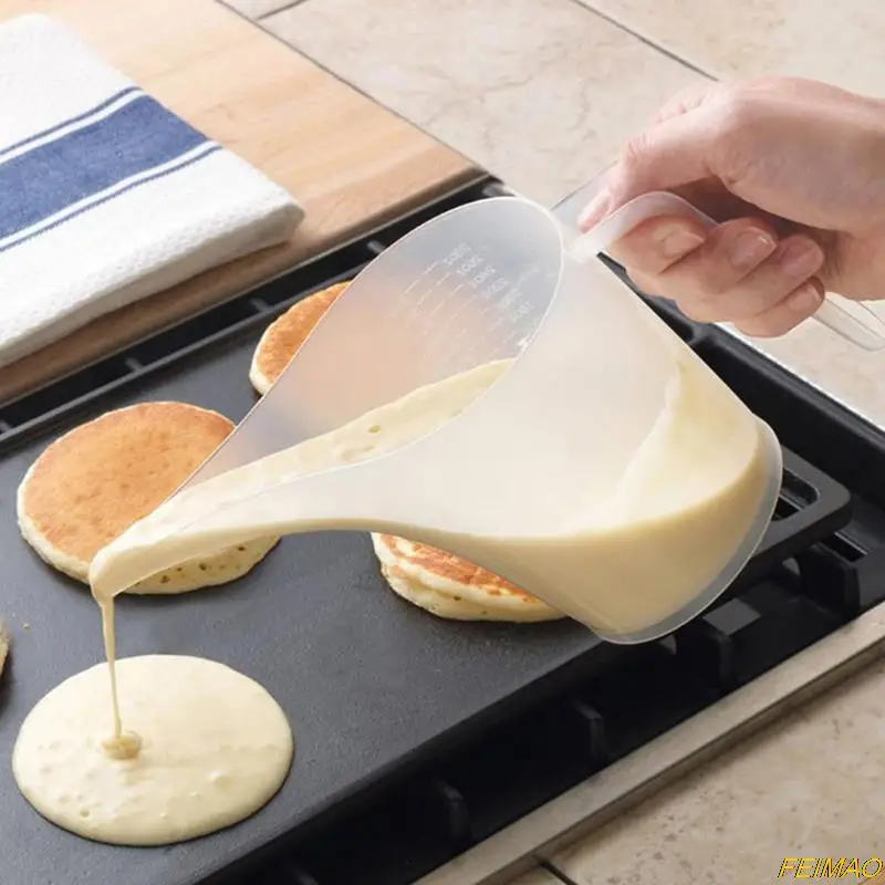 1Pc 1000ML Plastic Tip Mouth Plastic Baking Measuring Cup Graduated Long Spout Flow Cooking Kitchen Bakery Tool
1Pc 1000ML Plastic Tip Mouth Plastic Baking Measuring Cup Graduated Long Spout Flow Cooking Kitchen Bakery Tool