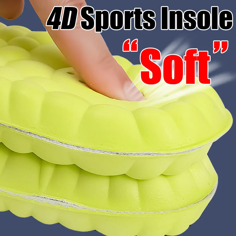 4D Latex Sport Insoles Super Soft Orthopedic Care Insoles Shoe Sole Arch Support Pad Breathable Shock Absorption Running Cushion
4D Latex Sport Insoles Super Soft Orthopedic Care Insoles Shoe Sole Arch Support Pad Breathable Shock Absorption Running Cushion