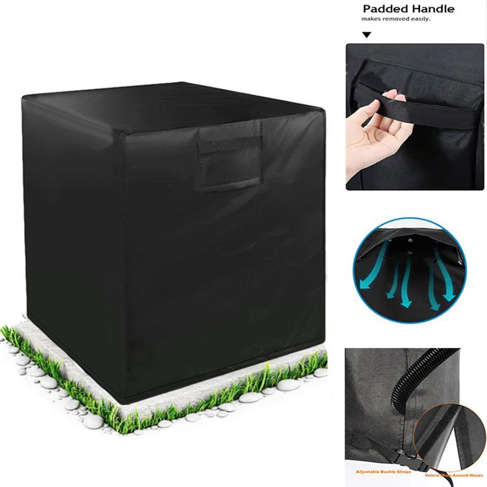 Air Conditioner Cover Outdoor Dust Proof Oxford Fabric Ac Protective Mesh Strong Wind Air Conditioner Unit All Seasons Cover
Air Conditioner Cover Outdoor Dust Proof Oxford Fabric Ac Protective Mesh Strong Wind Air Conditioner Unit All Seasons Cover