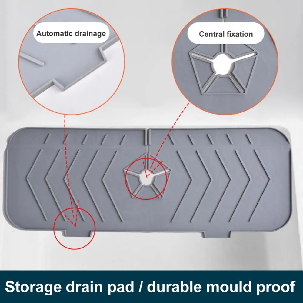 Proof Drainage Not Easy To Wear Household Faucet Water Guide Pads Snap Design Faucet Silicone Pad Surrounding Design
Proof Drainage Not Easy To Wear Household Faucet Water Guide Pads Snap Design Faucet Silicone Pad Surrounding Design