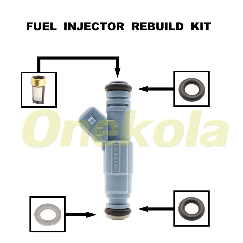 Fuel Injector Repair Kits for99-04 VOLVO 2.3L 2.5L I5 Ford Chevy GMC 4.6L 5.4L 0280155830
Fuel Injector Repair Kits for99-04 VOLVO 2.3L 2.5L I5 Ford Chevy GMC 4.6L 5.4L 0280155830