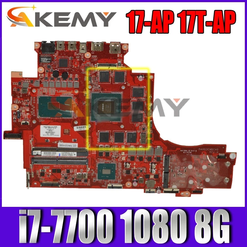 

for HP OMEN X 17-AP 17T-AP motherboard 940623-601 DAG3CMB1CH0 i7-7700 1080 8G 940623-001 942306-501 100% fully tested