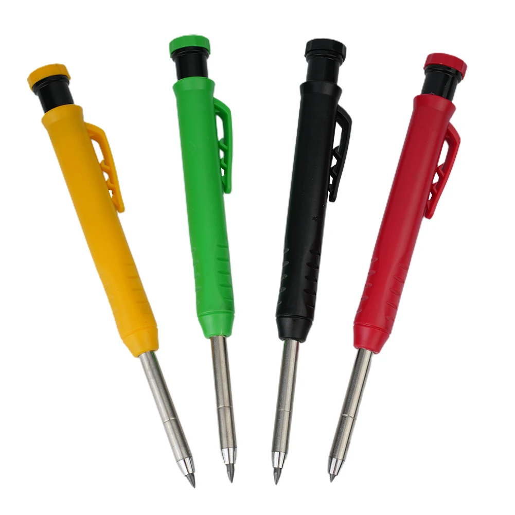 Carpenter Pencil With Refill Leads Kit 145mm Length Built-in Sharpener For Deep Hole Marker Wood Pencil Kit Carving Tools
Carpenter Pencil With Refill Leads Kit 145mm Length Built-in Sharpener For Deep Hole Marker Wood Pencil Kit Carving Tools