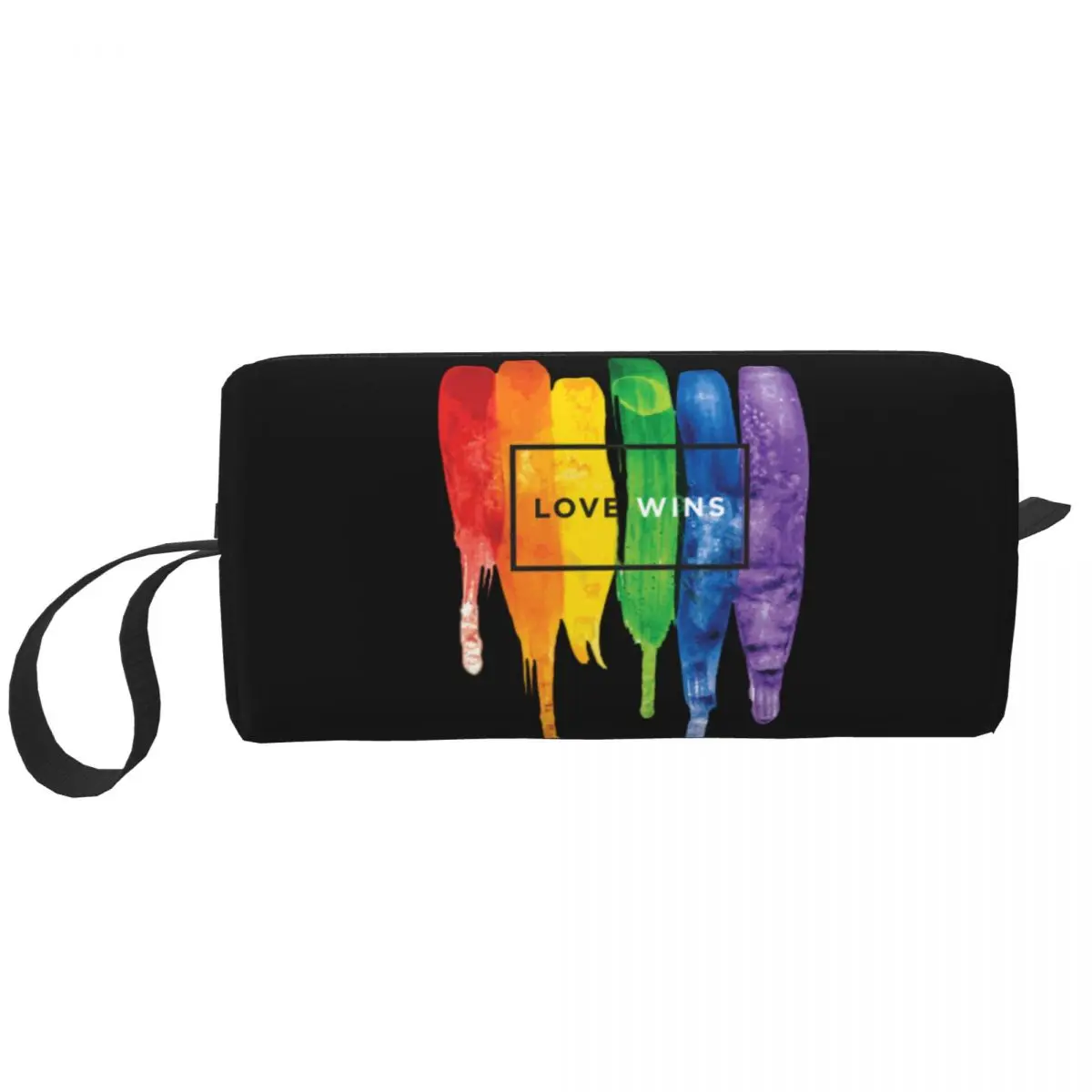Cute Love Wins Rainbow LGBT Travel Toiletry Bag for Women Gay Pride Lesbian Cosmetic Makeup Beauty Storage Bags Dopp Kit Case
Cute Love Wins Rainbow LGBT Travel Toiletry Bag for Women Gay Pride Lesbian Cosmetic Makeup Beauty Storage Bags Dopp Kit Case