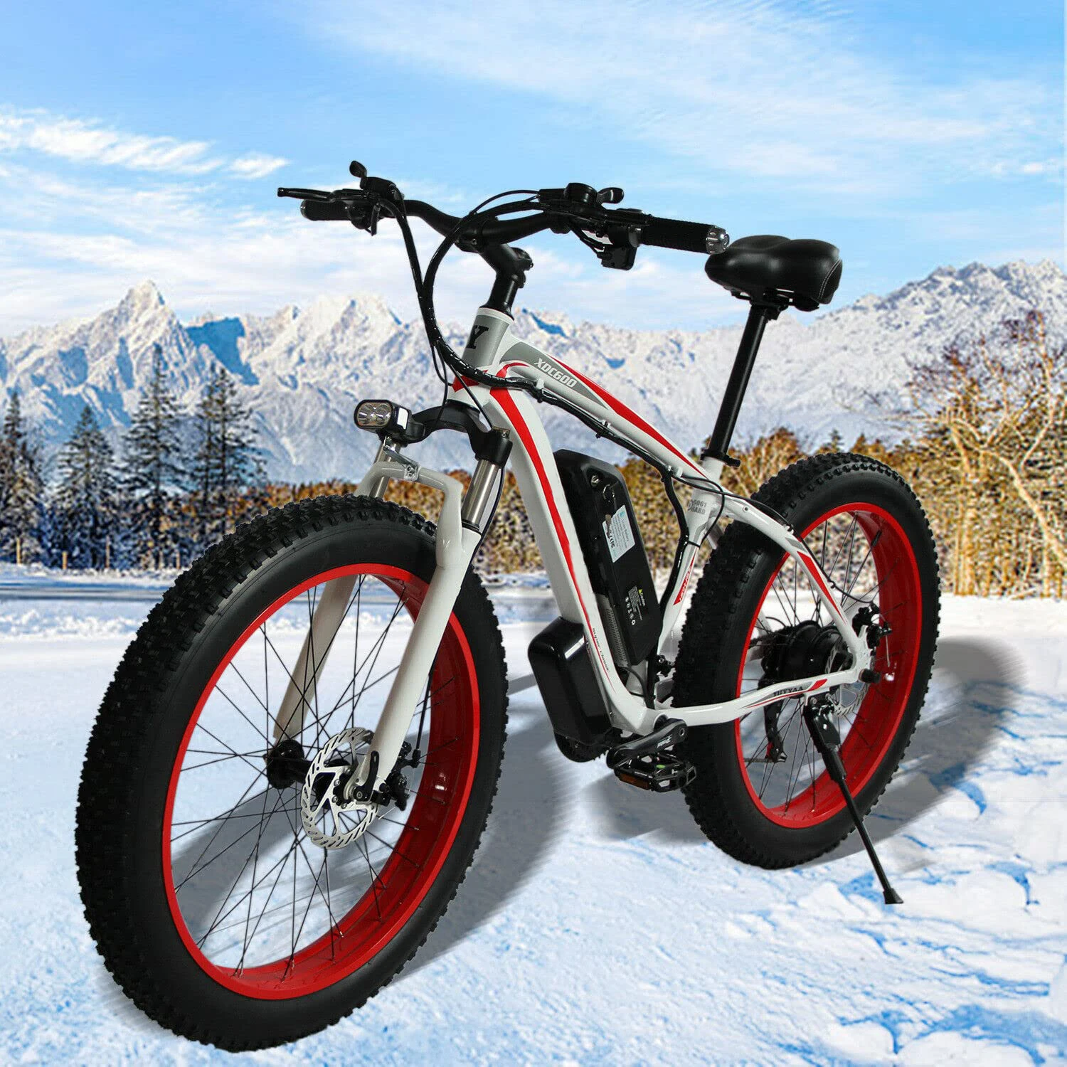 Duty Free SMLRO XDC600 Electric Bicycle Mountain Snow City E Bike 48V 500W 750W 1000W 13Ah 26" Fat Tire 21 Speed MTB
Duty Free SMLRO XDC600 Electric Bicycle Mountain Snow City E Bike 48V 500W 750W 1000W 13Ah 26" Fat Tire 21 Speed MTB