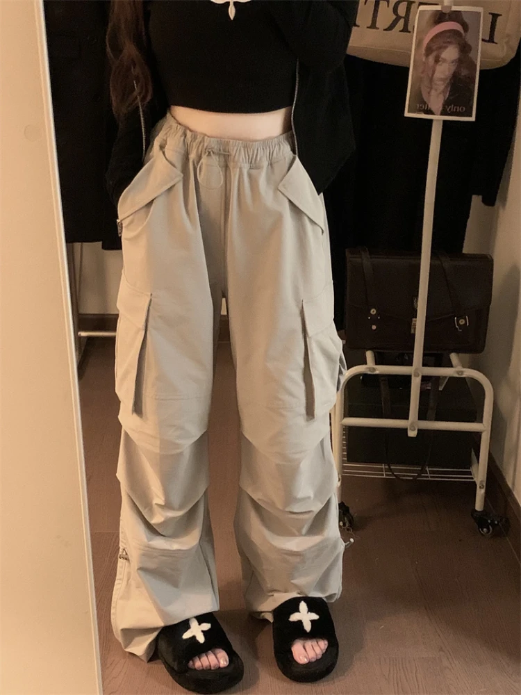 Spring Summer Women Casual Cargo Pants Elegant Slim Fashion Streetwear High Waist Office Lady Solid Wide Leg Pants 2023 New
Spring Summer Women Casual Cargo Pants Elegant Slim Fashion Streetwear High Waist Office Lady Solid Wide Leg Pants 2023 New