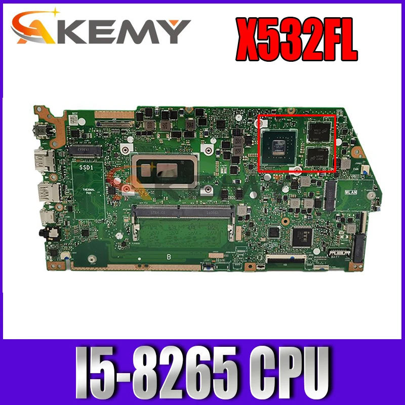 X532FL is suitable for ASUS VivoBook S15 S532F X532 X532F X532FL X532FA laptop motherboard with I5-8265U CPU
X532FL is suitable for ASUS VivoBook S15 S532F X532 X532F X532FL X532FA laptop motherboard with I5-8265U CPU