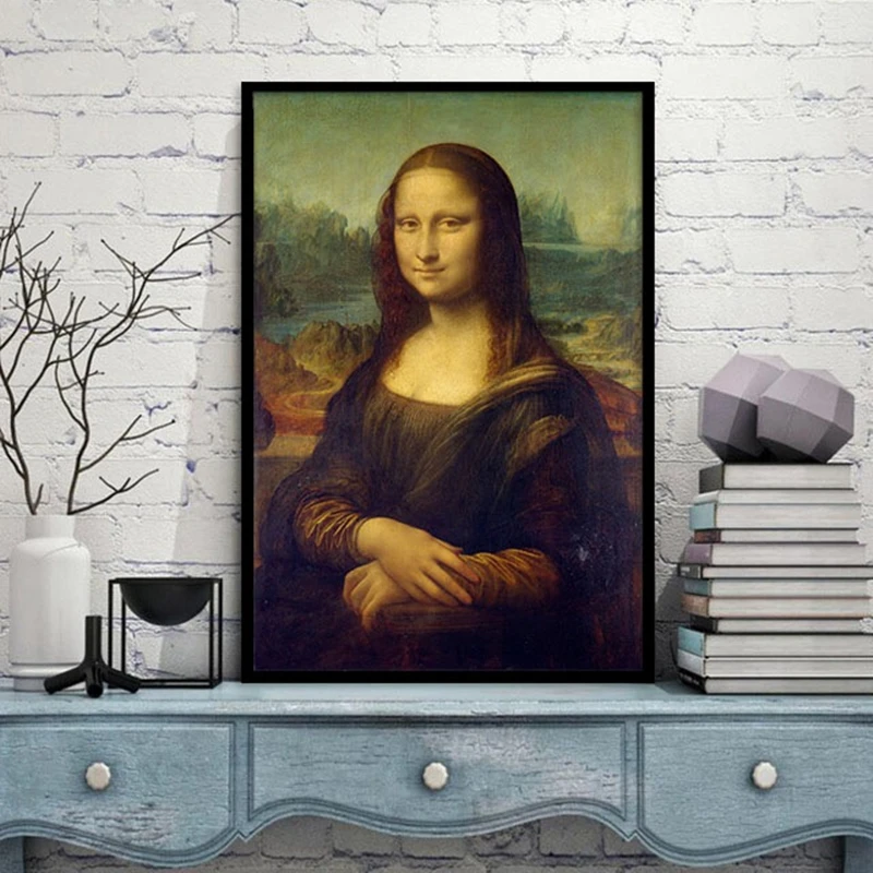 Leonardo Da Vinci The Mona Lisa Smile Oil Painting on Canvas Posters and Print Wall Picture Famous Art for Living Room Cuadros
Leonardo Da Vinci The Mona Lisa Smile Oil Painting on Canvas Posters and Print Wall Picture Famous Art for Living Room Cuadros
