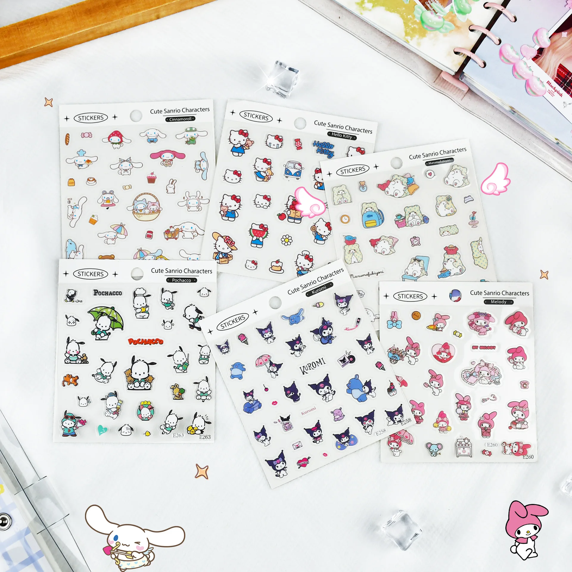 Sanrio Stickers Hello Kitty Kuromi My Melody Kawaii Anime DIY Cartoon Cute Pack For Girls Kid's Toys Gift Laptop Phone Car
Sanrio Stickers Hello Kitty Kuromi My Melody Kawaii Anime DIY Cartoon Cute Pack For Girls Kid's Toys Gift Laptop Phone Car