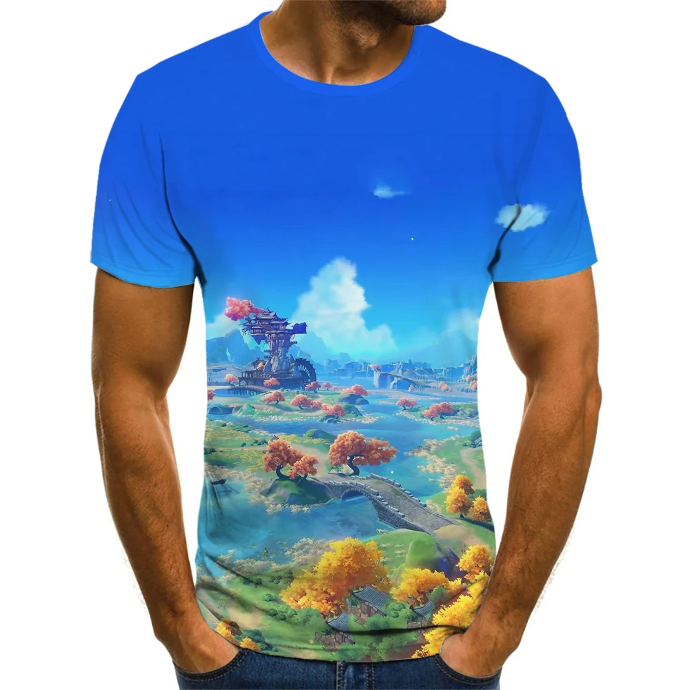 Genshin Impact Graphic T-Shirts For Men Tops Tee Clothing Summer Streetwear Clothes Camisetas Ropa Hombre Koszulki Playeras
Genshin Impact Graphic T-Shirts For Men Tops Tee Clothing Summer Streetwear Clothes Camisetas Ropa Hombre Koszulki Playeras