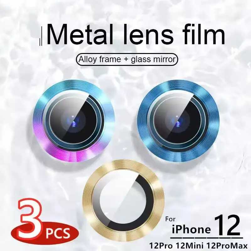 For iPhone 13 12 Pro Max Back metal Camera Lens Tempered Glass Film For iPhone 11 12 pro Case Protection Ring Screen Protector
For iPhone 13 12 Pro Max Back metal Camera Lens Tempered Glass Film For iPhone 11 12 pro Case Protection Ring Screen Protector