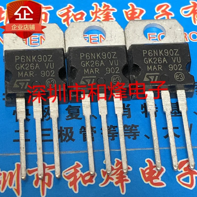 

30pcs original new P6NK90Z STP6NK90Z TO-220 900V 5.8A