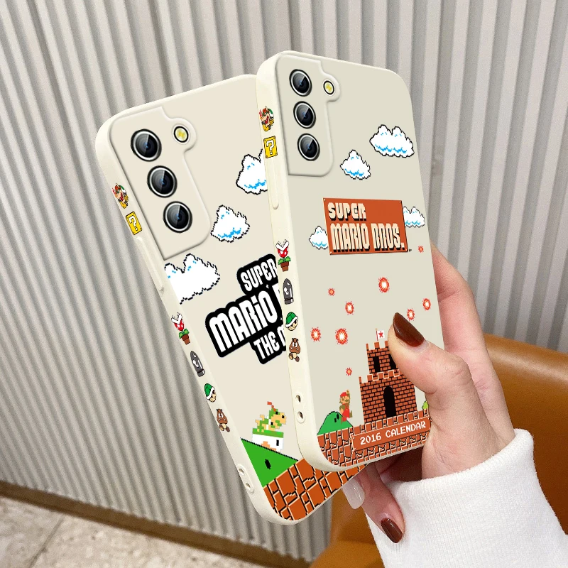 Super Marie plumber Mario Samsung Cover For Galaxy S23 S22 S21 S20 Pro FE Note 20 Plus Ultra Liquid Left Rope Phone Case
Super Marie plumber Mario Samsung Cover For Galaxy S23 S22 S21 S20 Pro FE Note 20 Plus Ultra Liquid Left Rope Phone Case