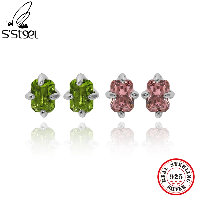 S'STEEL Sterling Silver 925 Zircon Studs Earings For Women Cute Design Screw Back Earings Promise Trends 2022 Fashion Jewelry
S'STEEL Sterling Silver 925 Zircon Studs Earings For Women Cute Design Screw Back Earings Promise Trends 2022 Fashion Jewelry