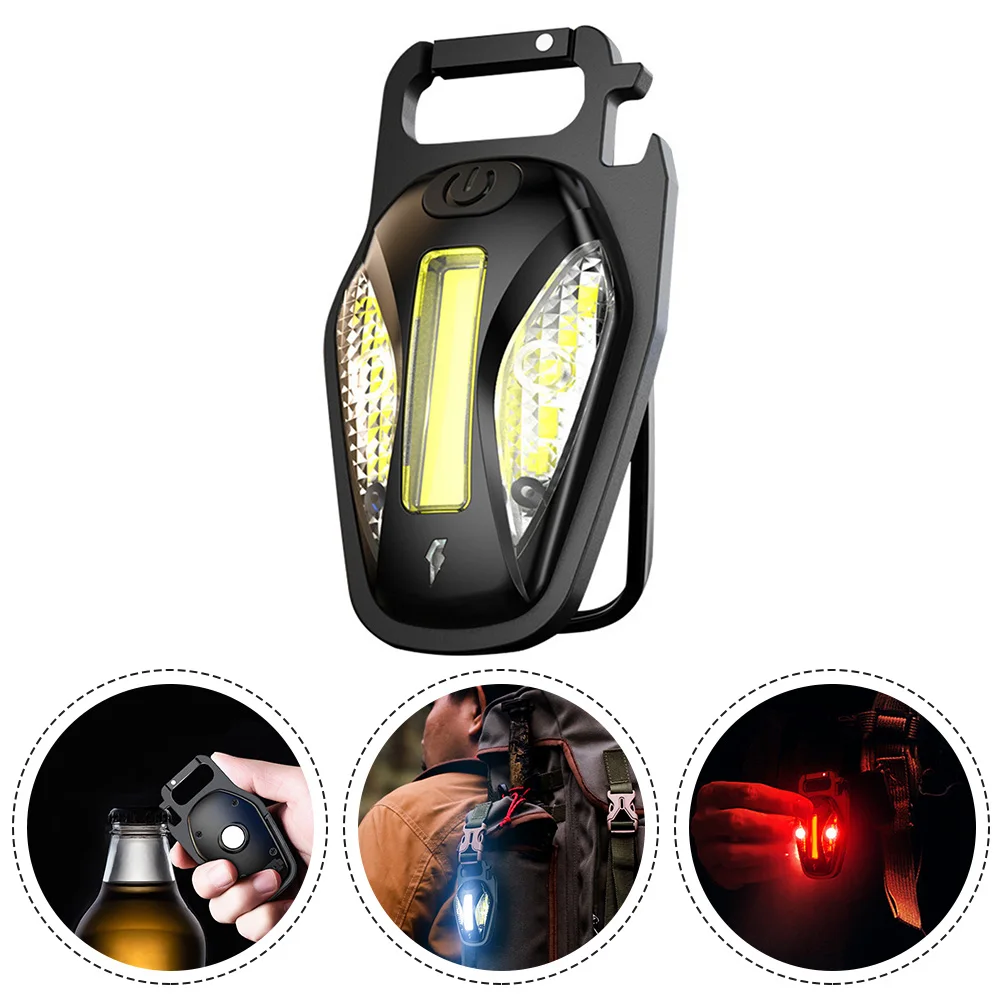 USB Mini Keychain Light Emergency Outdoor Camping Hiking Light COB Work Lamp Multifunctional Portable Flashlight Torch Tool
USB Mini Keychain Light Emergency Outdoor Camping Hiking Light COB Work Lamp Multifunctional Portable Flashlight Torch Tool