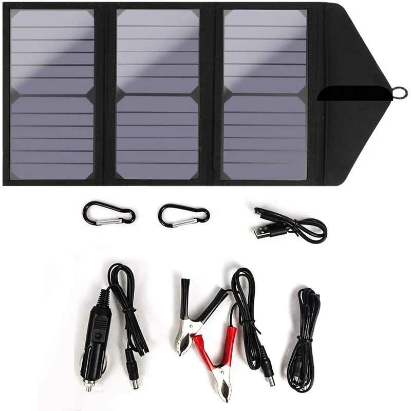 30W 20V Solar Folding Bag Outdoor Portable Monocrystalline Silicon Dual USB Solar Charger Panel Folding Bag 
30W 20V Solar Folding Bag Outdoor Portable Monocrystalline Silicon Dual USB Solar Charger Panel Folding Bag