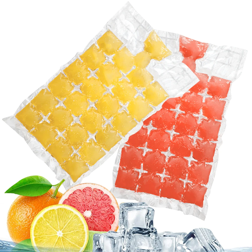 50pcs Ice Mould Disposable Portable Ice Cube Bags Transparent Faster Freezing Ice-Making Ice Bag Kitchen Gadgets Ice Cube Maker
50pcs Ice Mould Disposable Portable Ice Cube Bags Transparent Faster Freezing Ice-Making Ice Bag Kitchen Gadgets Ice Cube Maker