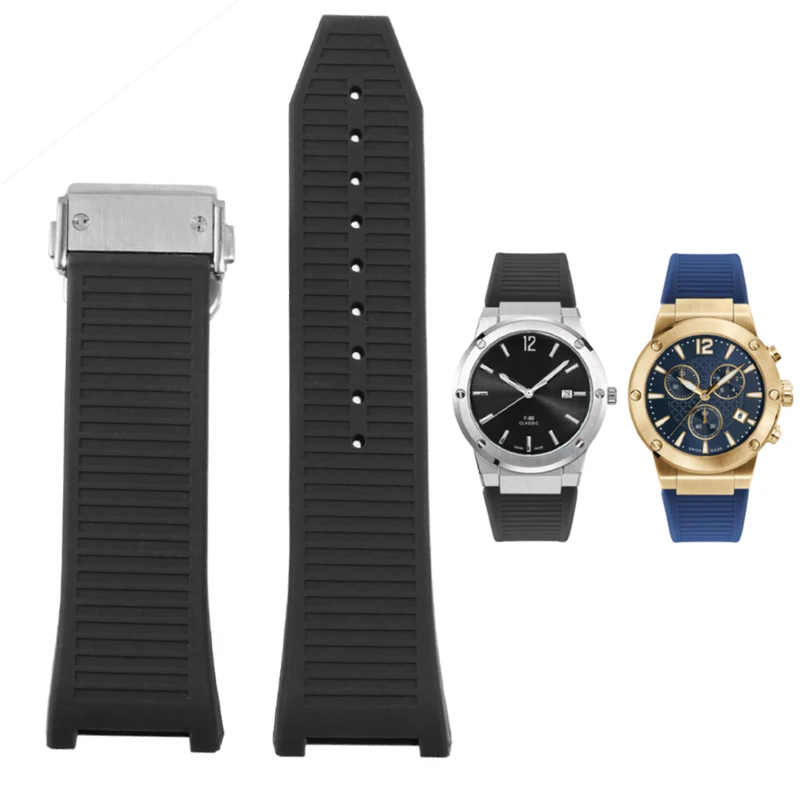Silicone watchband For Ferragamo F-80 series watch strap notch Rubber sports Waterproof Folding buckle Bracelet accessories 26mm
Silicone watchband For Ferragamo F-80 series watch strap notch Rubber sports Waterproof Folding buckle Bracelet accessories 26mm