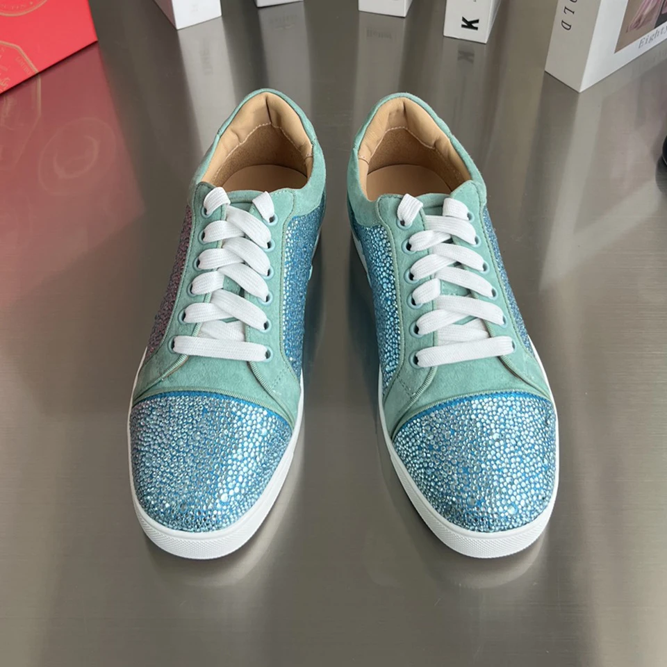 Top Quality Red Sole Womens Trendy Casual Shoes 35-48 Luxury Mens Real Leather Sneakers Designr Couple Rock Tide Shoes HJ1135
Top Quality Red Sole Womens Trendy Casual Shoes 35-48 Luxury Mens Real Leather Sneakers Designr Couple Rock Tide Shoes HJ1135