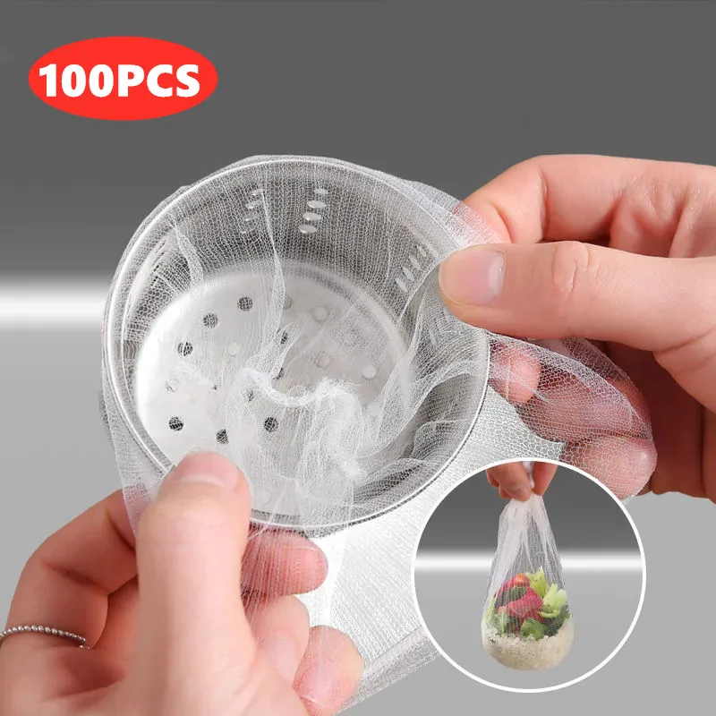100pcs Disposable Sink Filter Mesh Bag Strainer Waste Filter Drainage Hole Garbage Bag Bathroom Sink Clean Kinchen Supplies
100pcs Disposable Sink Filter Mesh Bag Strainer Waste Filter Drainage Hole Garbage Bag Bathroom Sink Clean Kinchen Supplies