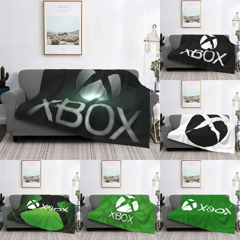 

Крутое мягкое Флисовое одеяло для геймеров Xbox, подарок, весеннее теплое фланелевое одеяло для видео влюбленных, диван, автомобильная кровать, покрывало