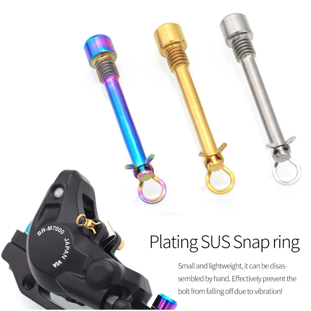 Bicycle Hydraulic Disc Brake Pad Bolts M4 Titanium Alloy Fixing Pin Inserts Caliper Screws Retainer Pin Cycling Bike Accessories
Bicycle Hydraulic Disc Brake Pad Bolts M4 Titanium Alloy Fixing Pin Inserts Caliper Screws Retainer Pin Cycling Bike Accessories