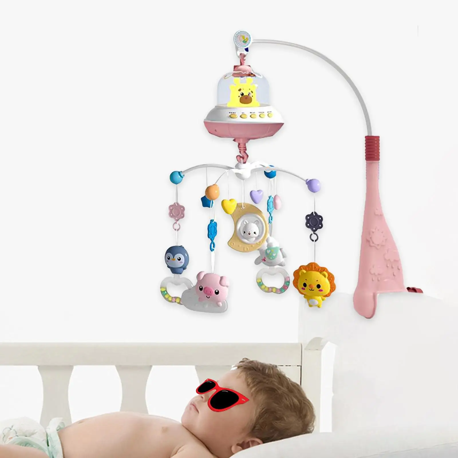 Baby Musical Crib Mobile Bed Bell Toy Decoration for Babies Ages 0 and Older 
Baby Musical Crib Mobile Bed Bell Toy Decoration for Babies Ages 0 and Older