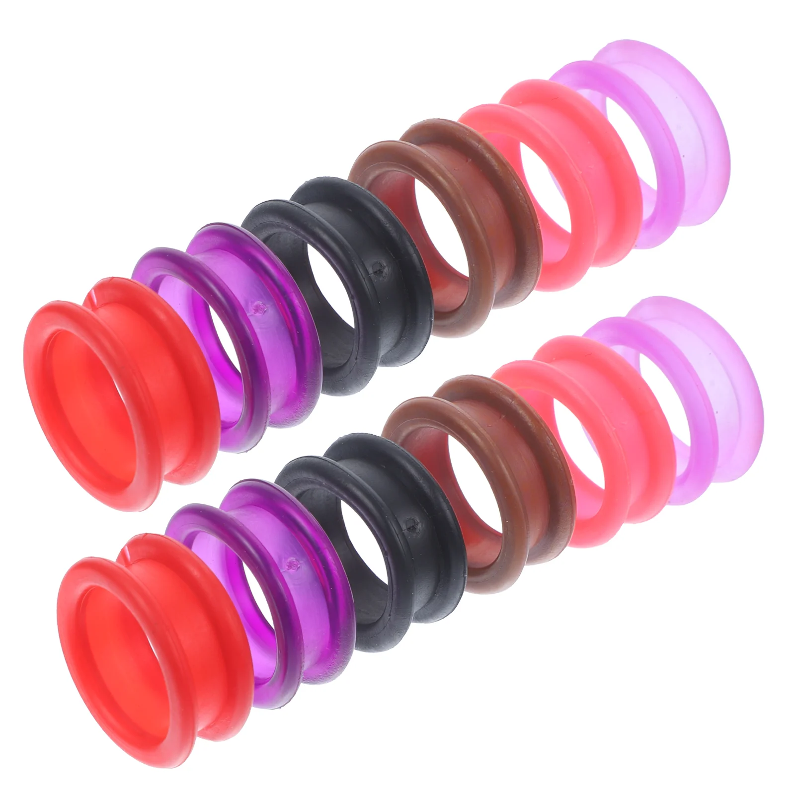 

Silicone Ring Scissors Handheld Rings Finger Insert Inserts Grips Pets Grooming Cover Comfortable Shears Colorful Dogs