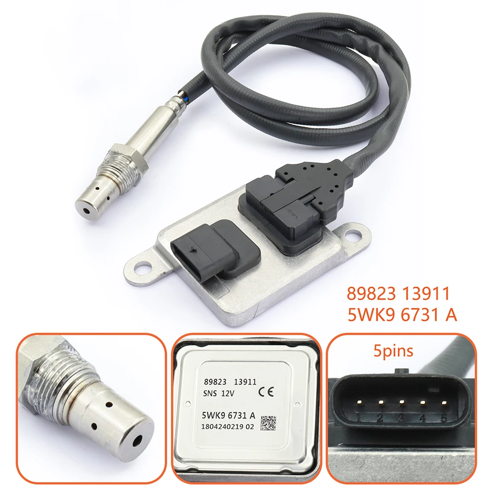 5 Pins NOX Sensor 89823-13911 89823-13912 For Isuzu NPR NPR-HD NQR NRR 2010-2013 5WK96731 Easy Installation
5 Pins NOX Sensor 89823-13911 89823-13912 For Isuzu NPR NPR-HD NQR NRR 2010-2013 5WK96731 Easy Installation