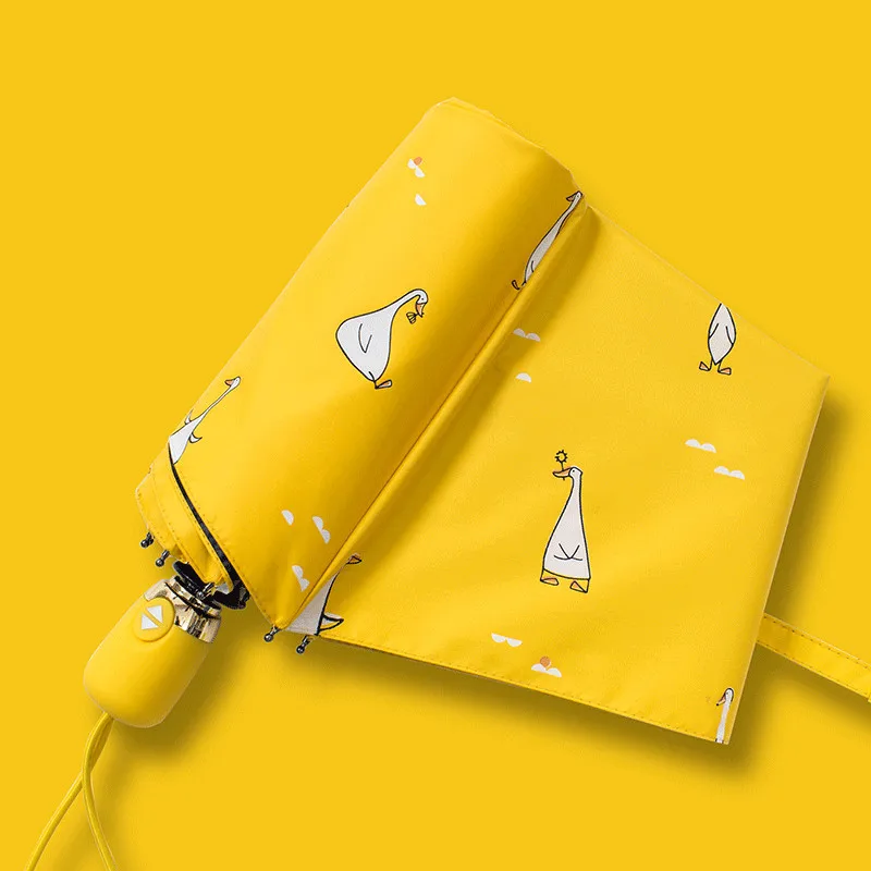 Automatic Umbrella Rain Women Lovely Cartoon Duck Folding Umbrellas Windproof Anti UV Parasol Women's Umbrella Girl
Automatic Umbrella Rain Women Lovely Cartoon Duck Folding Umbrellas Windproof Anti UV Parasol Women's Umbrella Girl