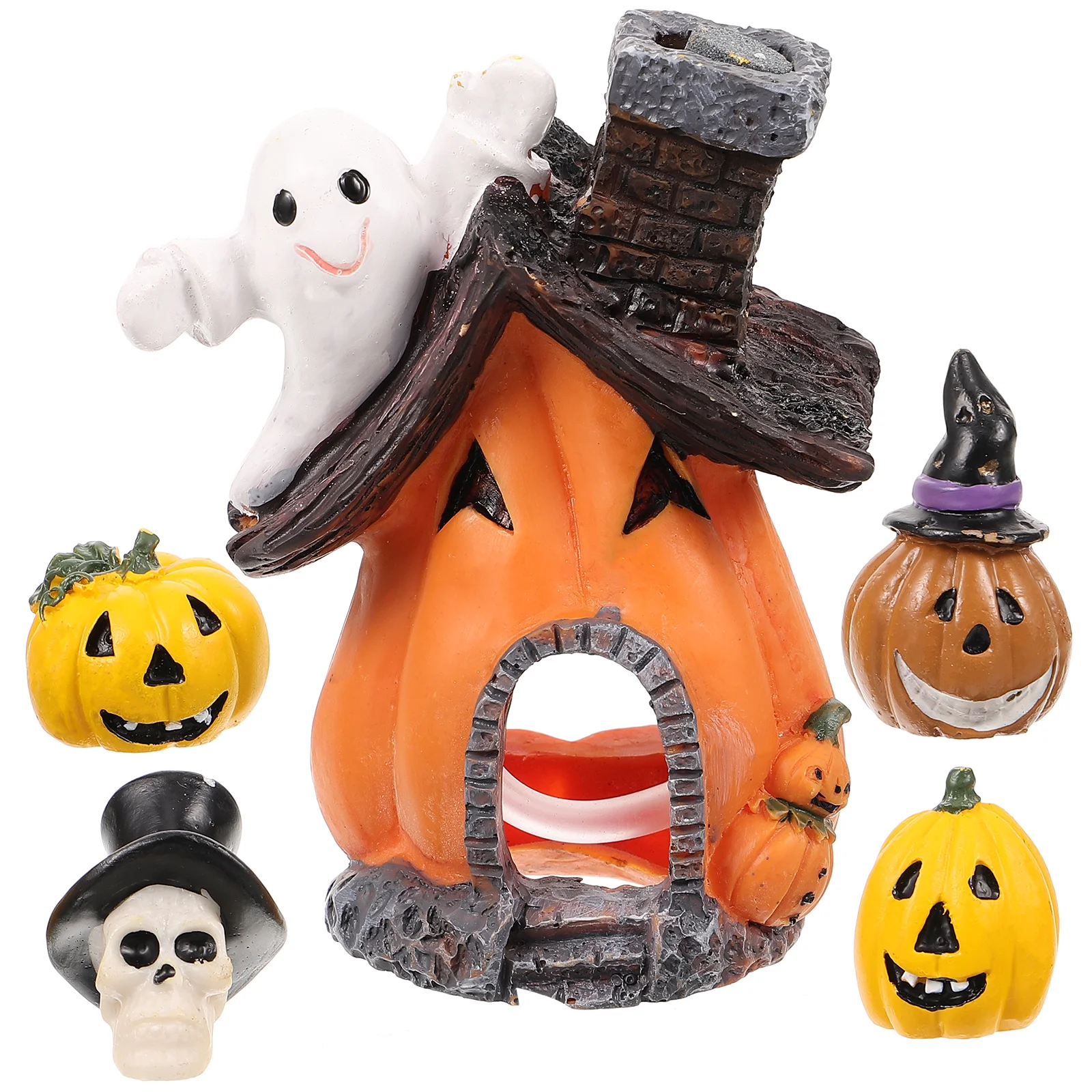 5 Pcs Decor Decorative Halloween Element Fish Tank Small Decorations Plastic Ornament Delicate Landscape
5 Pcs Decor Decorative Halloween Element Fish Tank Small Decorations Plastic Ornament Delicate Landscape