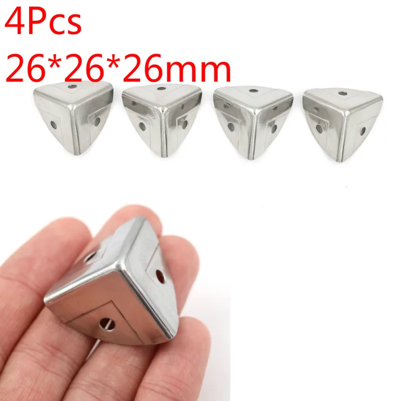 4 Pcs Antique Style Metal Box Corner Iron Protection Case Edge Guard Corner Cover Chrome Color 26*26*26mm
4 Pcs Antique Style Metal Box Corner Iron Protection Case Edge Guard Corner Cover Chrome Color 26*26*26mm